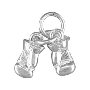 Sterling Silver Boxing Gloves Charm