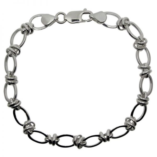 Double Loop Link Bracelet-0