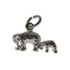 Elephant and Baby Charm-0