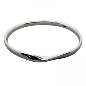 Sterling Silver Light Twist Bangle