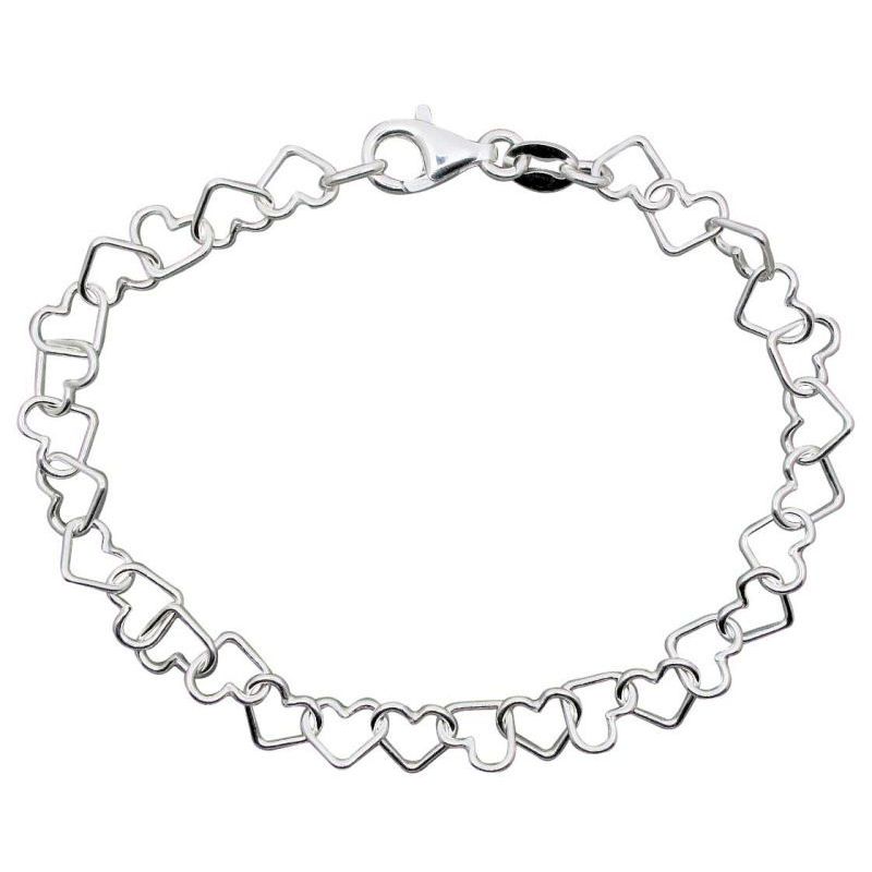Two hearts become one - 5mm Disk Bracelet - Tora Grace
