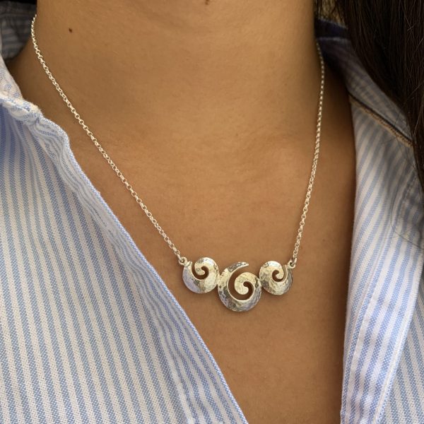 Triple Spiral Necklace - Image 2