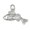 Sterling Silver fish charm for charm bracelet or pendant