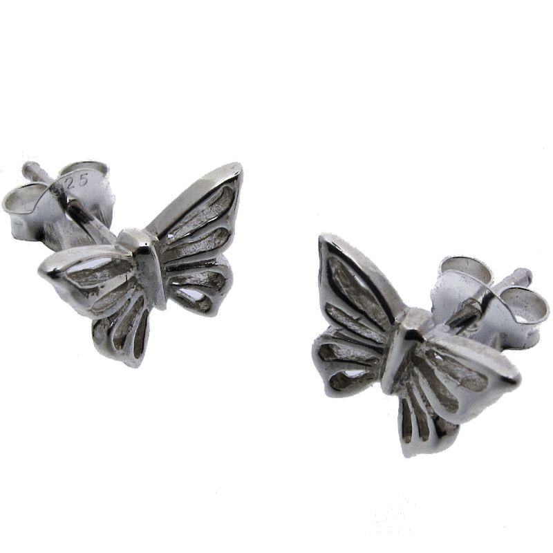Butterfly Orchid Stud Earrings Bleu main image 1