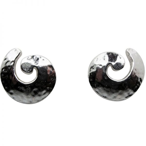 Medium Spiral Stud Earrings-263