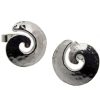 Medium Spiral Stud Earrings-0