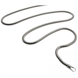 Medium silver snake chain-0