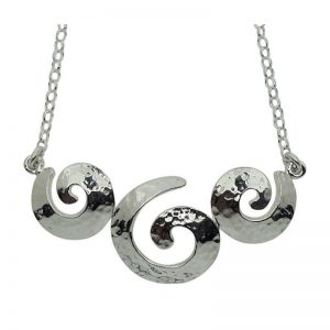 Triple Spiral Necklace-0