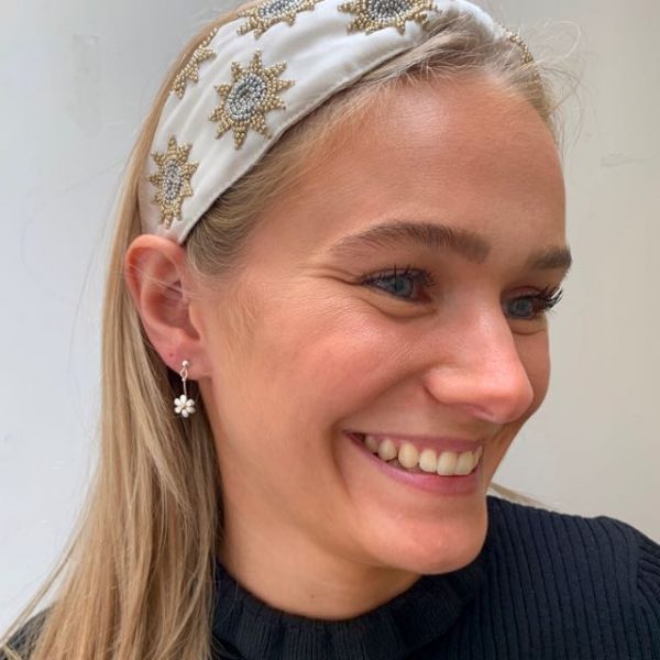Daisy Stud Drop Earrings - Image 2