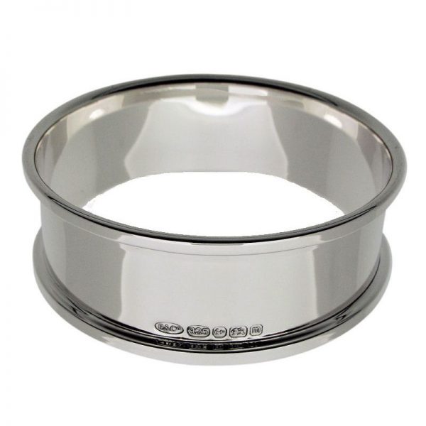 Sterling Silver Round Napkin Ring-0