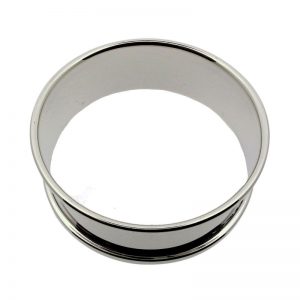Sterling Silver Round Napkin Ring-298