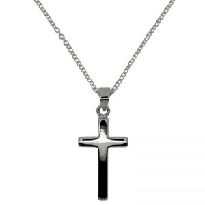 Silver cross hotsell necklace for boys