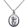 3D St Christopher Necklace-0