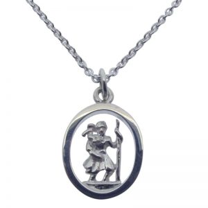 3D St Christopher Necklace-0