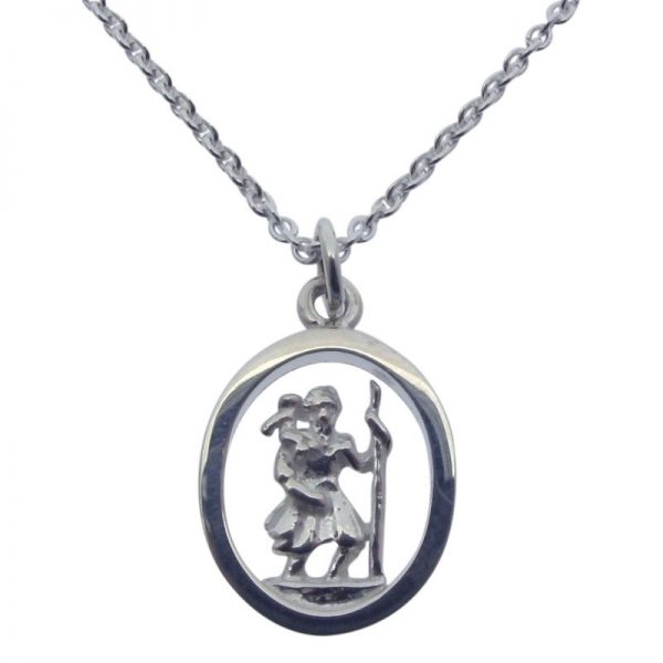 3D St Christopher Necklace-0