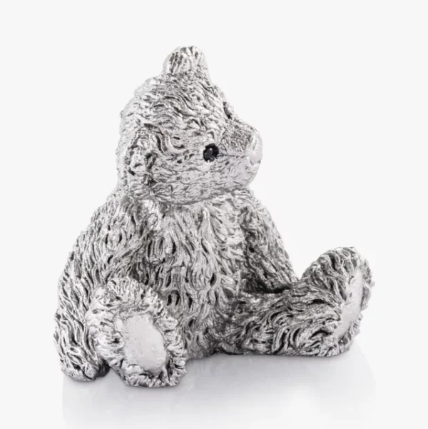 Pewter Teddy Figurine - Image 2