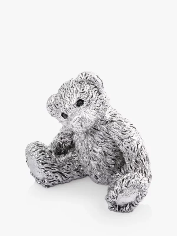 Pewter Teddy Figurine - Image 4