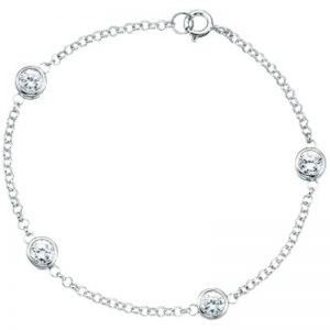 Cubic Zirconia Bracelet-0