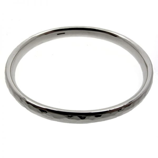 Light Hammered Bangle-0