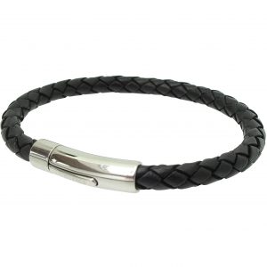 Black Leather Bracelet
