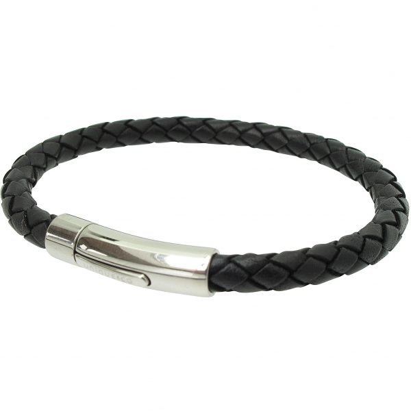Black Leather Bracelet