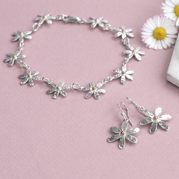 Daisy Drop Earrings - Image 3