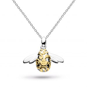 Silver Bee Necklace