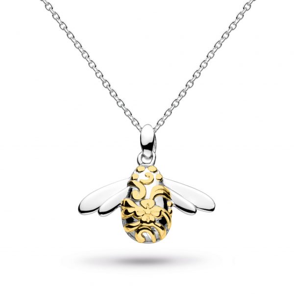 Silver Bee Necklace