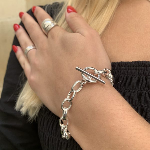 Chunky T-Bar Bracelet - Image 2