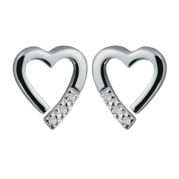 Enduring Heart Diamond earrings