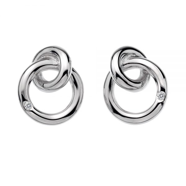 Looped Diamond Earrings