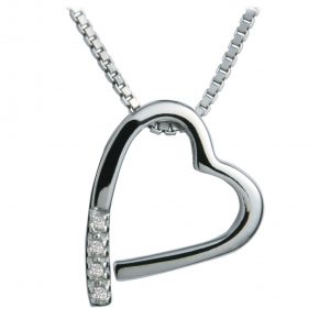 Enduring Heart Diamond Necklace