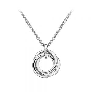 Interlocking Diamond Necklace