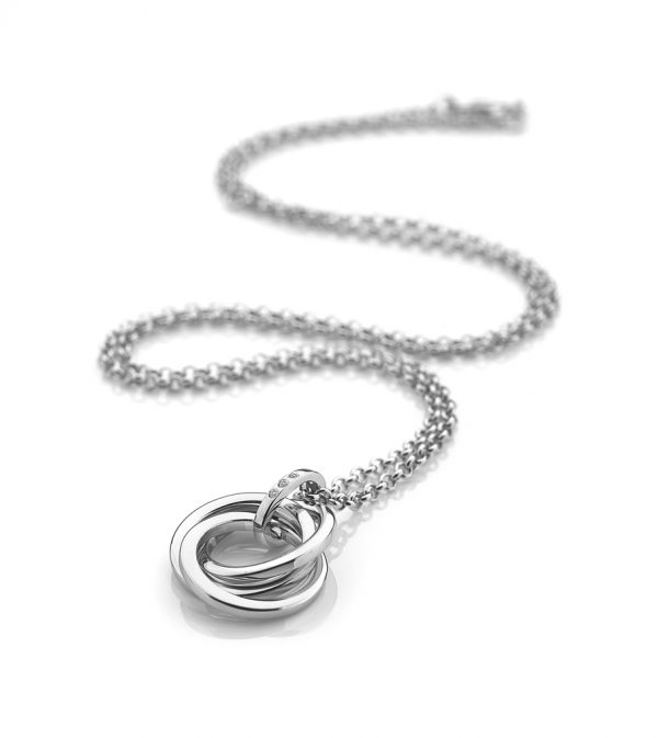 Interlocking Diamond Necklace - Image 2