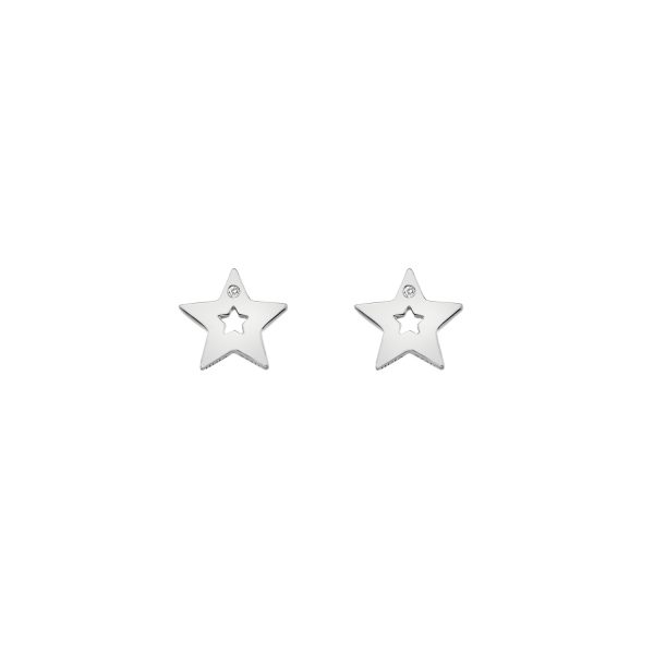 Diamond Star Earrings - Image 3