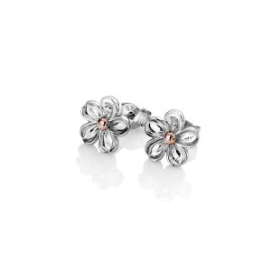 Diamond Forget-Me-Not Earrings