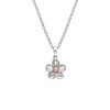 Diamond Forget-Me-Not Necklace