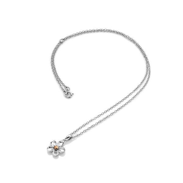 Diamond Forget-Me-Not Necklace - Image 3