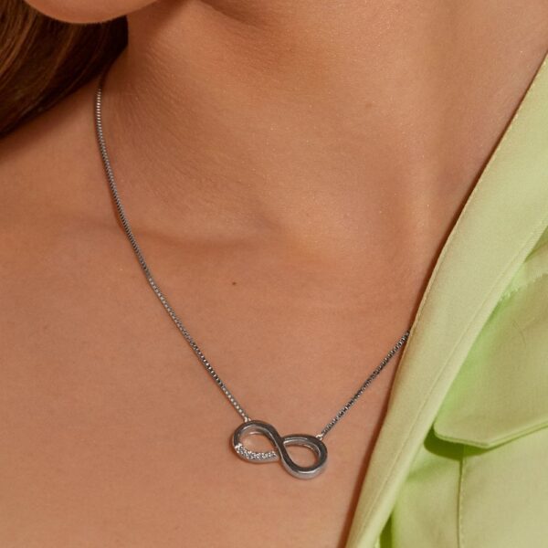 Diamond Infinity Necklace - Image 3