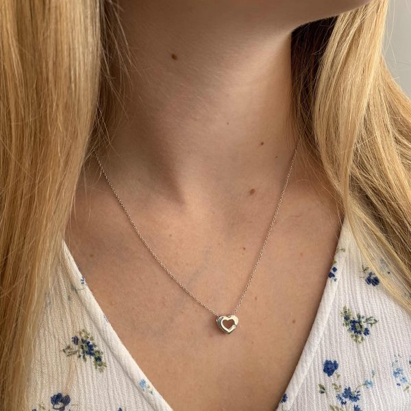 Diamond Heart Necklace - Image 3