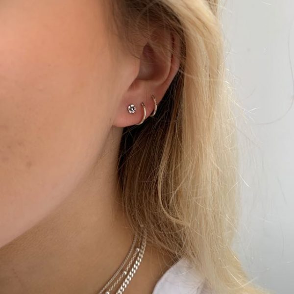12mm Hoop Earrings - Image 2