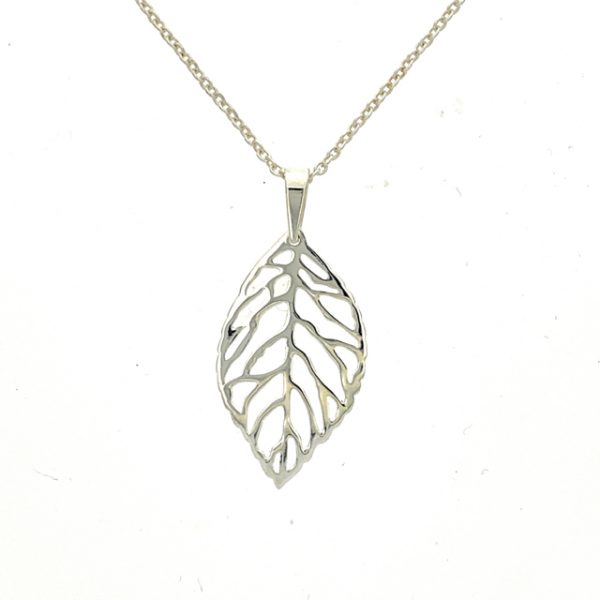 Leaf Silhouette Earrings - Image 3