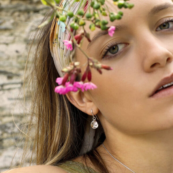 Double Petal drop earrings.0.jewllery - Image 3