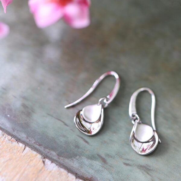 Double Petal drop earrings.0.jewllery - Image 2