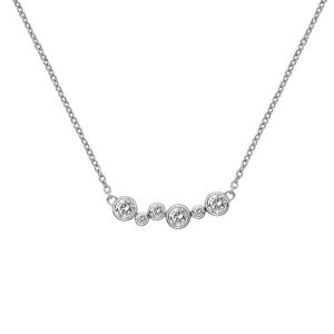 Diamond Bar Necklace