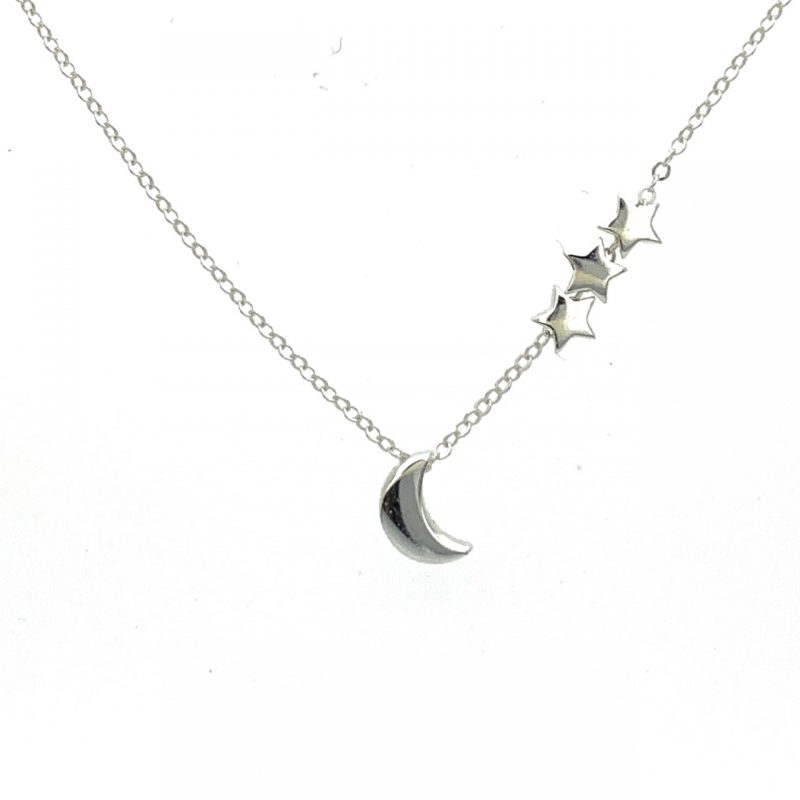The Moon & The Stars Tin Necklace main image 1