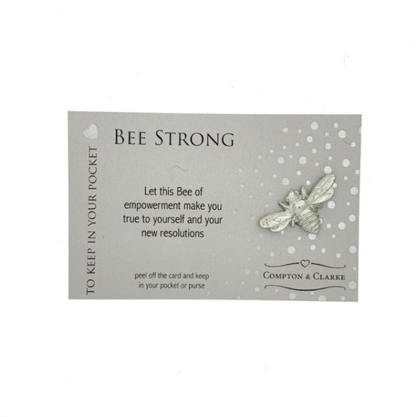 "Bee Strong" Pocket Charm - Image 2