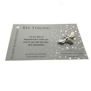 "Bee Strong" Pocket Charm