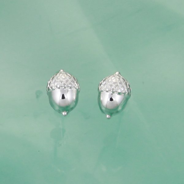Acorn Stud Earrings - Image 3