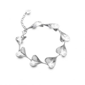 Satin Heart Bracelet